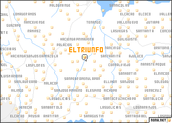 map of El Triunfo