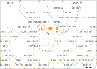 map of El Triunfo