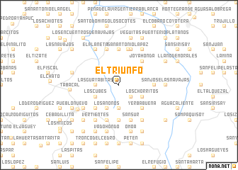 map of El Triunfo