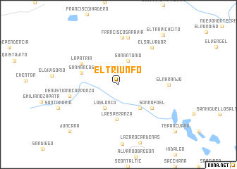 map of El Triunfo