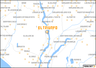 map of El Triunfo