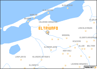 map of El Triunfo