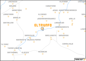 map of El Triunfo