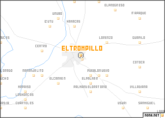 map of El Trompillo