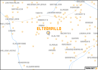map of El Trompillo