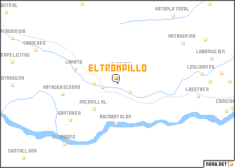 map of El Trompillo