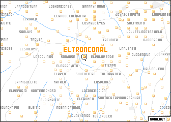 map of El Tronconal