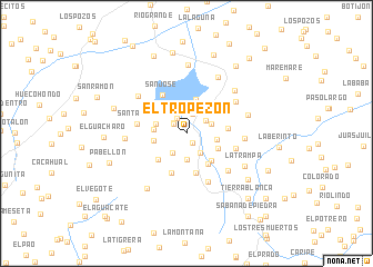 map of El Tropezón