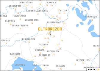 map of El Tropezón