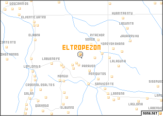 map of El Tropezón