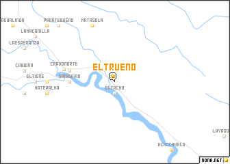 map of El Trueno