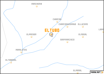 map of El Tubo