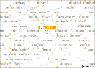 map of El Tucero
