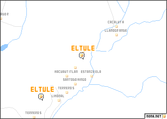 map of El Tule