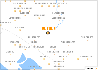 map of El Tule