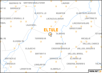 map of El Tule