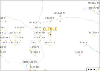 map of El Tule