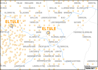 map of El Tule