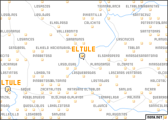 map of El Tule