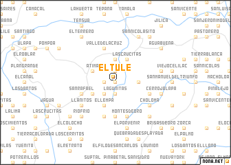 map of El Tule