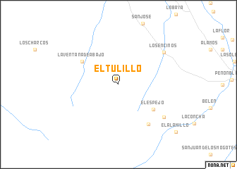 map of El Tulillo