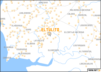 map of El Tulito