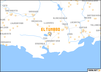 map of El Tumbao