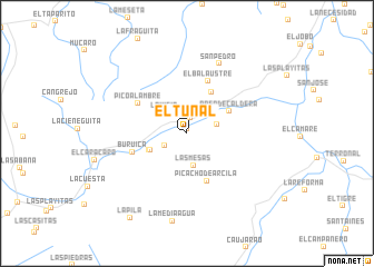 map of El Tunal