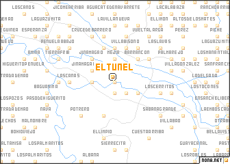 map of El Túnel