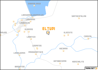 map of El Tupí