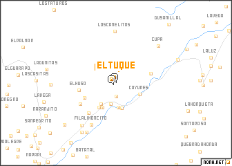 map of El Tuque