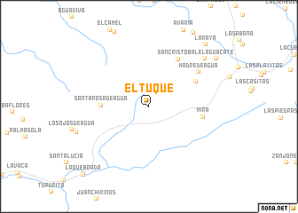 map of El Tuque