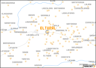 map of El Tural