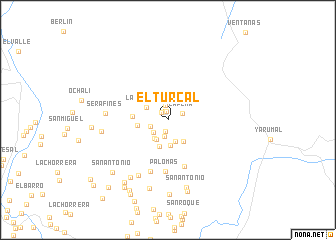 map of El Turcal