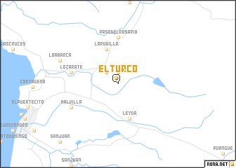 map of El Turco