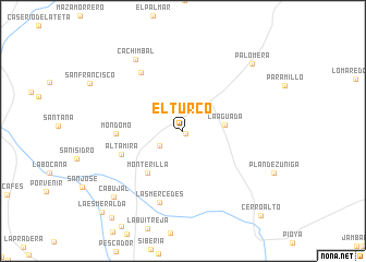 map of El Turco