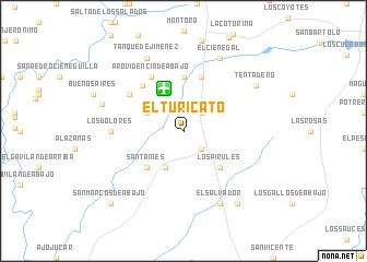 map of El Turicato