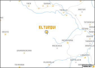 map of El Turqui