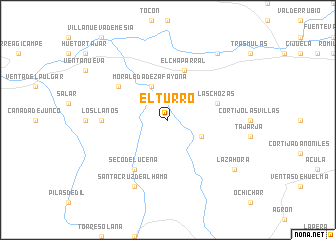 map of El Turro