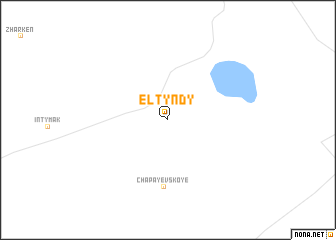 map of Elʼtyndy