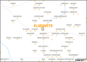map of Elugwunta
