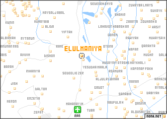 map of El ‘Ulmānīya