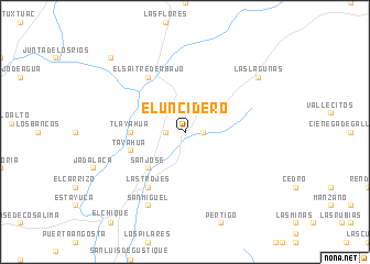 map of El Uncidero