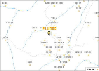 map of Elunga