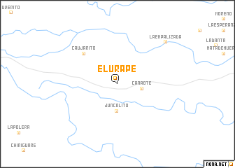 map of El Urape