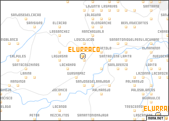 map of El Urraco