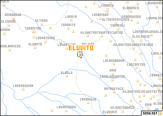 map of El Uvito