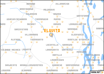 map of El Uvito