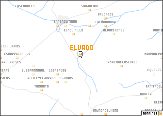 map of El Vado