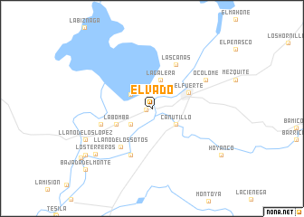 map of El Vado